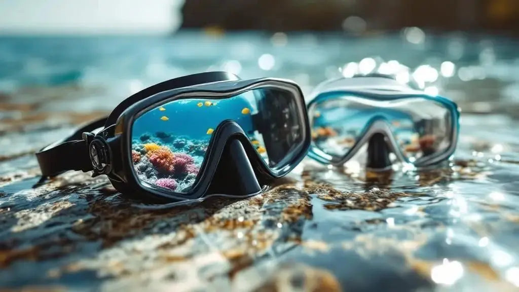 Tauchmaske Test für ungetrübte Unterwasserblicke