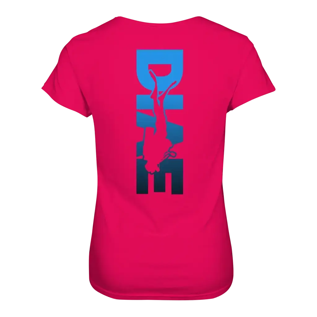 Dive Down Logo auf der Rückseite - Ladies Premium Shirt