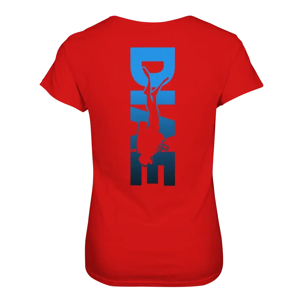 Dive Down Logo auf der Rückseite - Ladies Premium Shirt