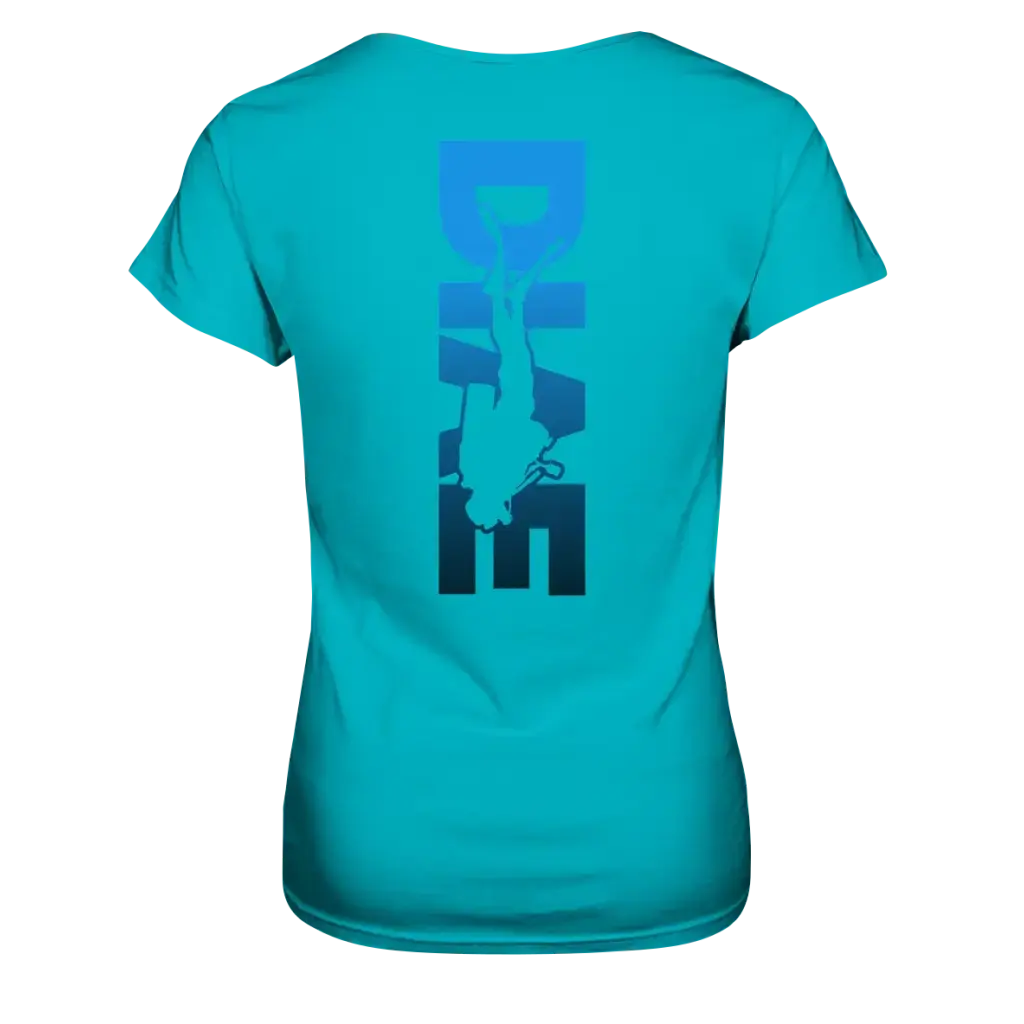 Dive Down Logo auf der Rückseite - Ladies Premium Shirt
