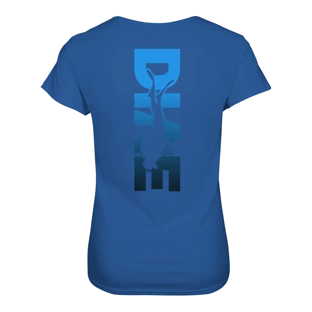 Dive Down Logo auf der Rückseite - Ladies Premium Shirt