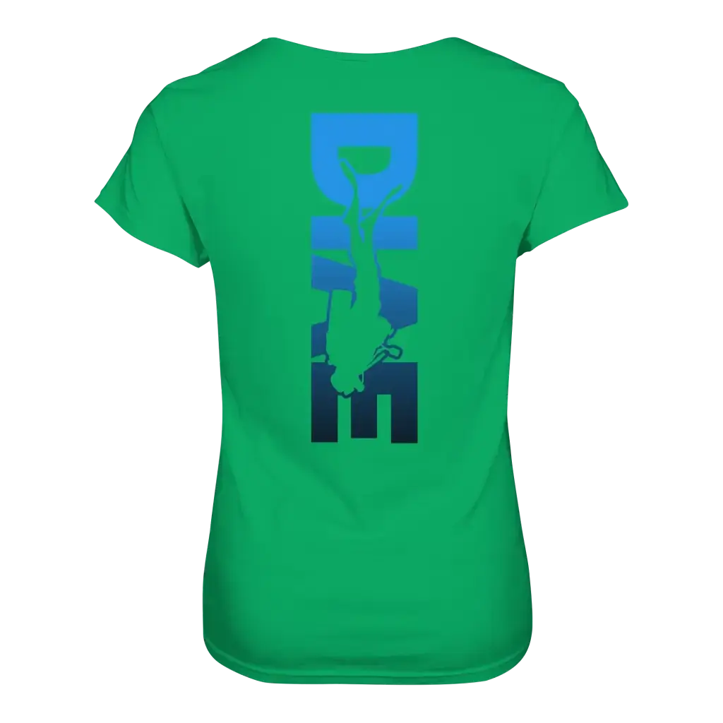 Dive Down Logo auf der Rückseite - Ladies Premium Shirt