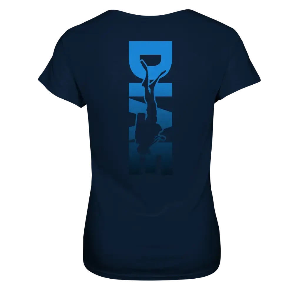Dive Down Logo auf der Rückseite - Ladies Premium Shirt