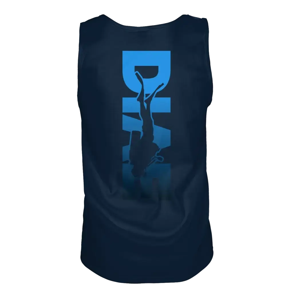 Dive Down Logo auf der Rückseite - Tank-Top - Tank-Tops