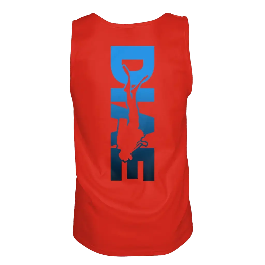 Dive Down Logo auf der Rückseite - Tank-Top - Tank-Tops