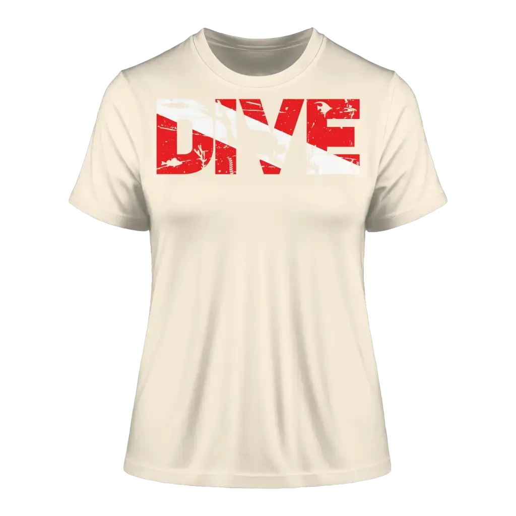 Dive Flag - Fitted Ladies Organic Shirt - Lady-Shirts