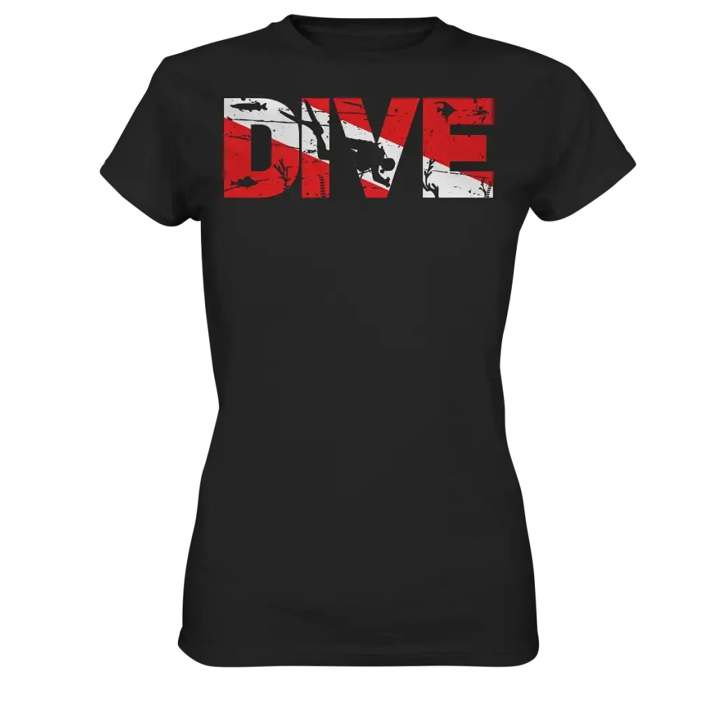 Dive Flag - Ladies Premium Shirt - Lady-Shirts