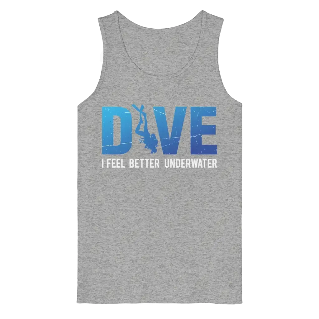 Dive - I Feel Better Underwater - Organic Tank Top