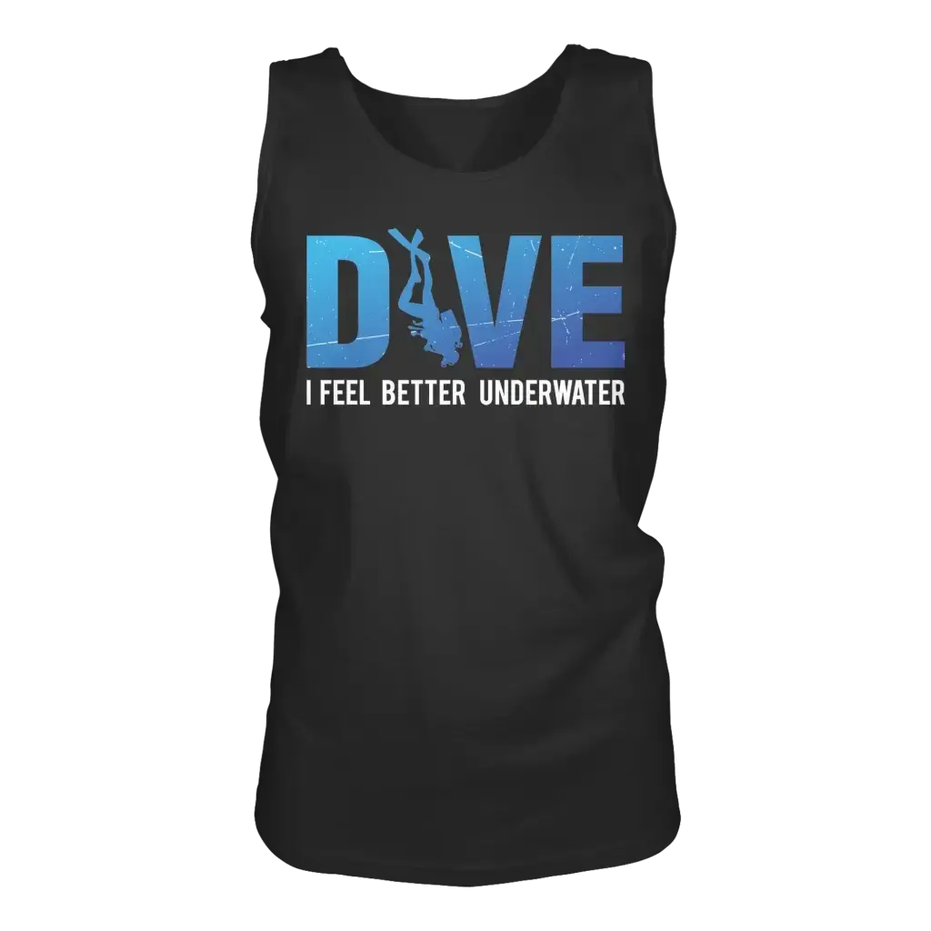 Dive - I Feel Better Underwater - Relaxed Tank Top