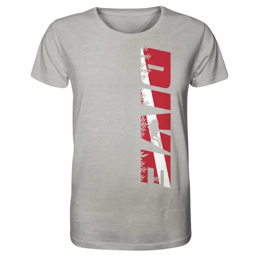 Dive Side Print - Organic Shirt - Unisex-Shirts