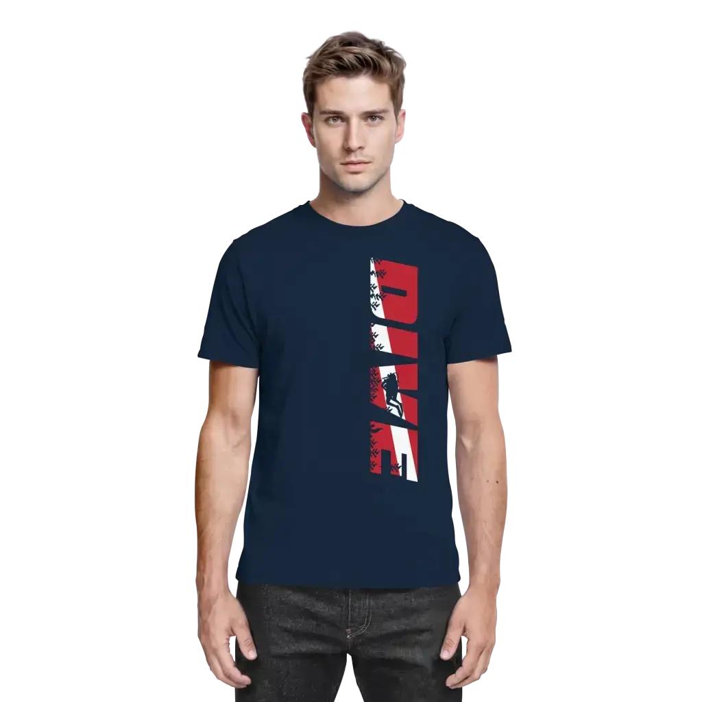 Dive Side Print - Premium Shirt - Unisex-Shirts