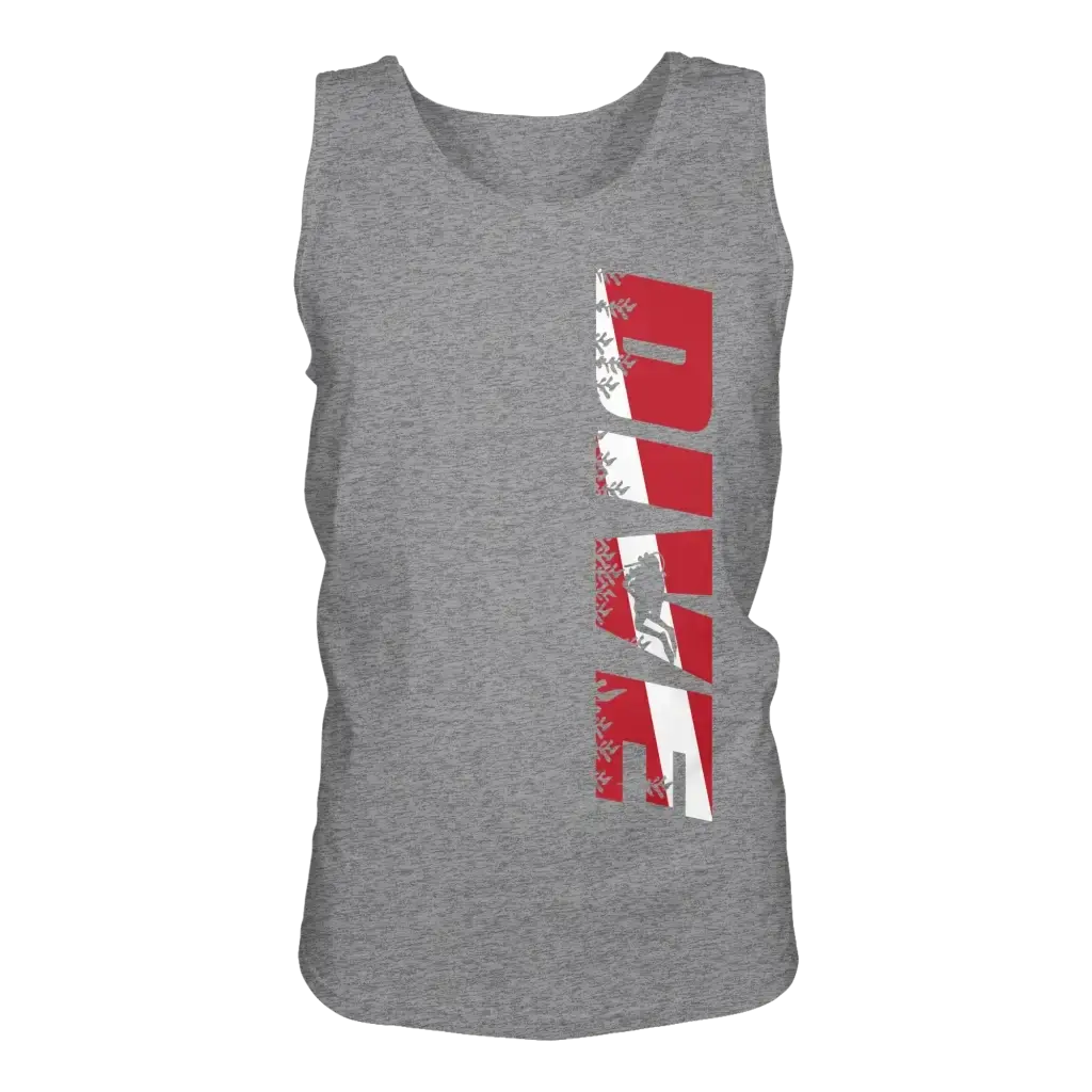 Dive Side Print - Relaxed Tank Top - Tank-Tops