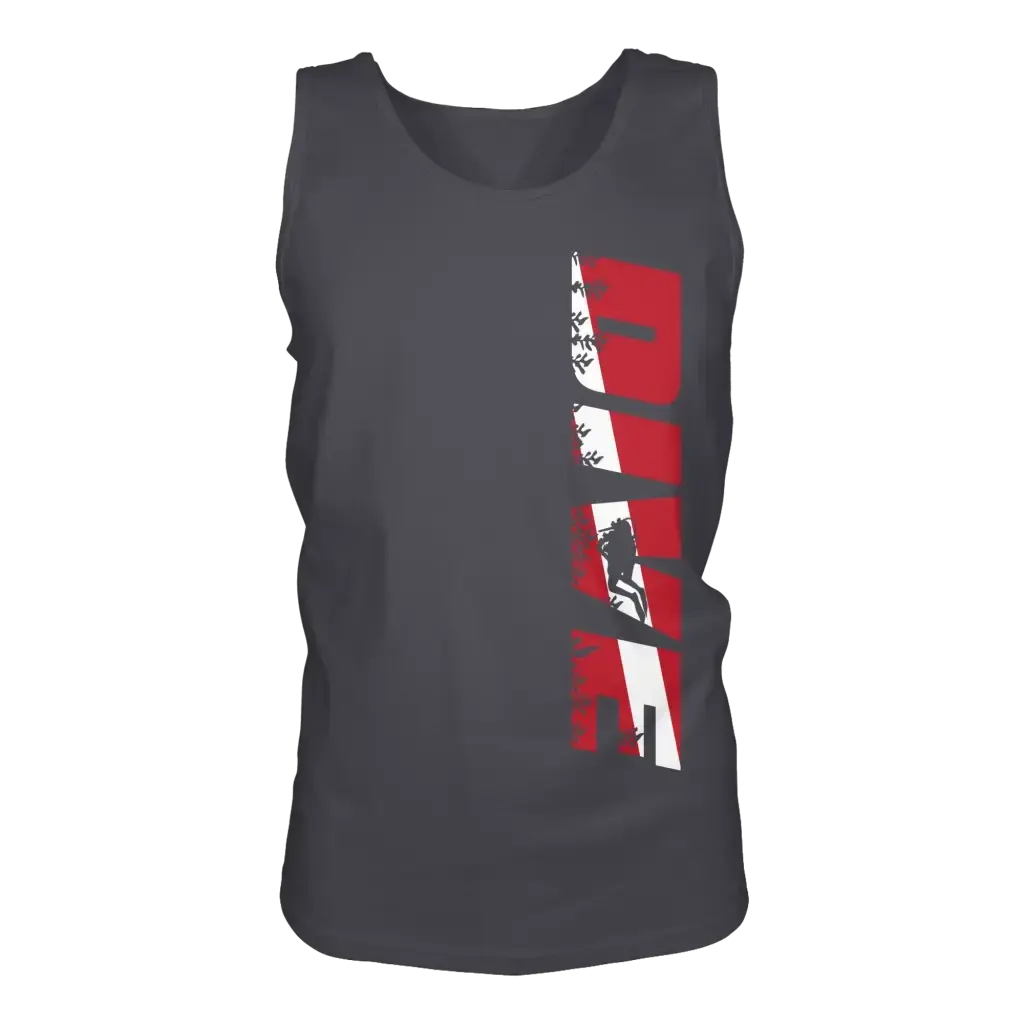 Dive Side Print - Tank-Top - Tank-Tops