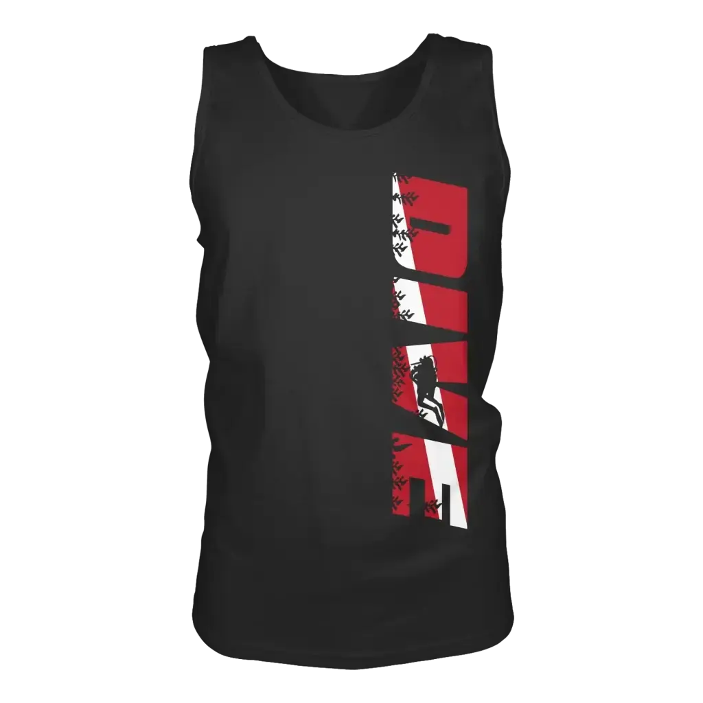 Dive Side Print - Tank-Top - Tank-Tops
