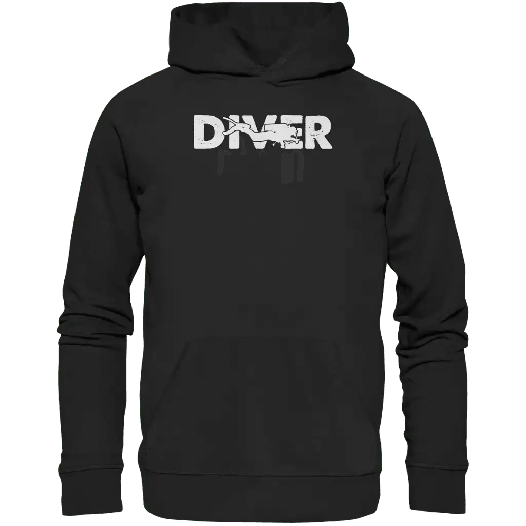 Diver - Taucher - Premium Unisex Hoodie - Schwarz / S
