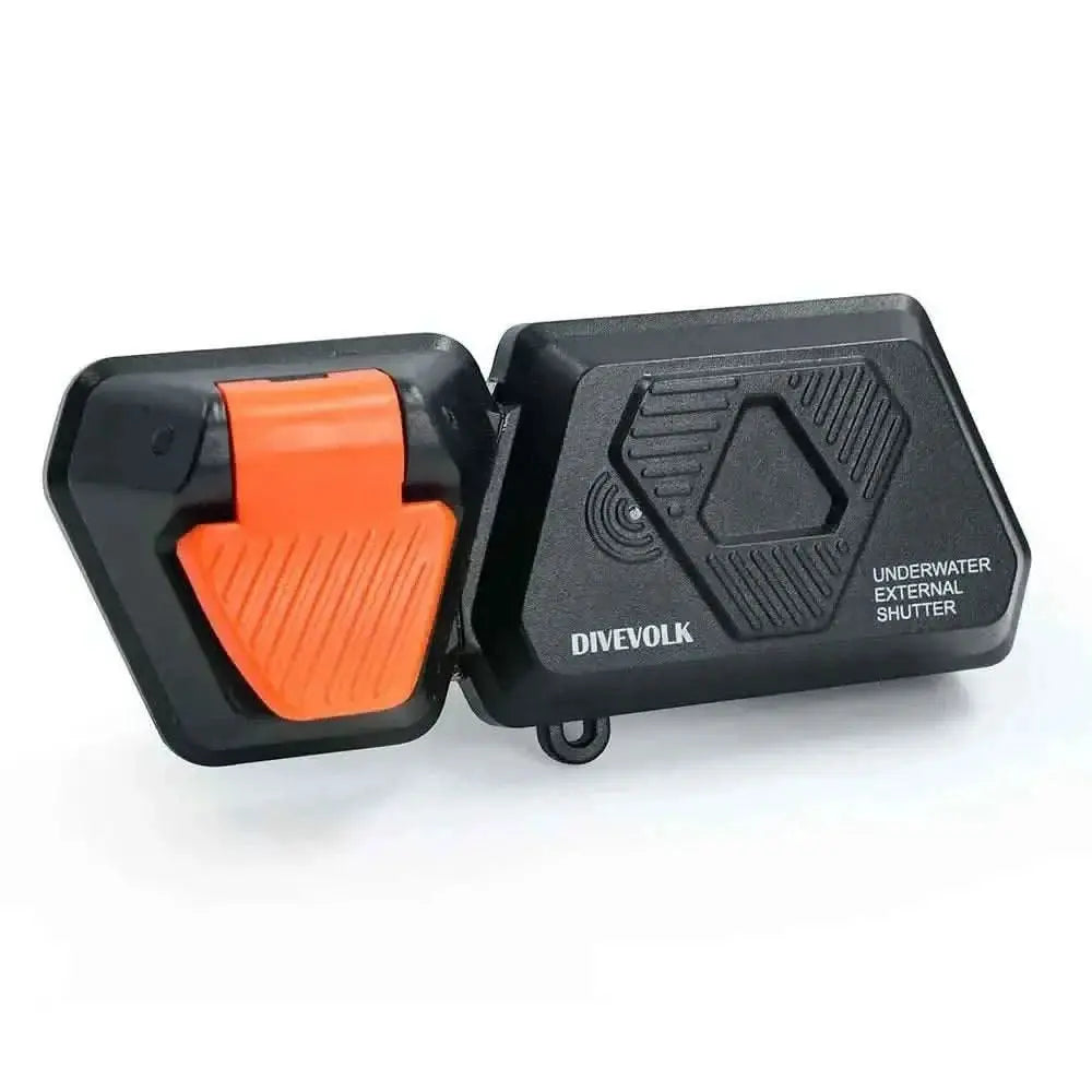 Divevolk externer Unterwasser-Auslöser mit Bluetooth und austauschbarer Batterie.