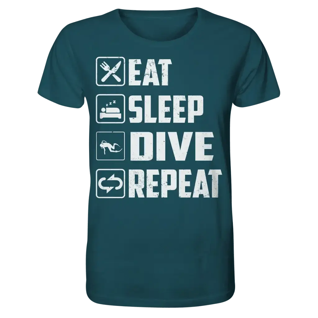 Eat Sleep Dive Repeat - Organic Shirt - Stargazer / XS