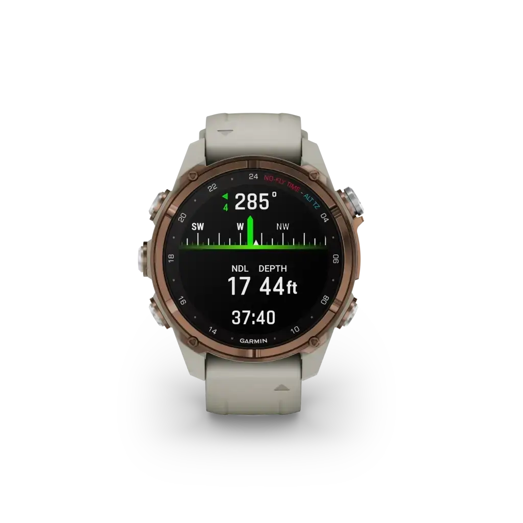 Garmin Descent™ Mk3i – 43 mm Goldfarbenes PVD Titan