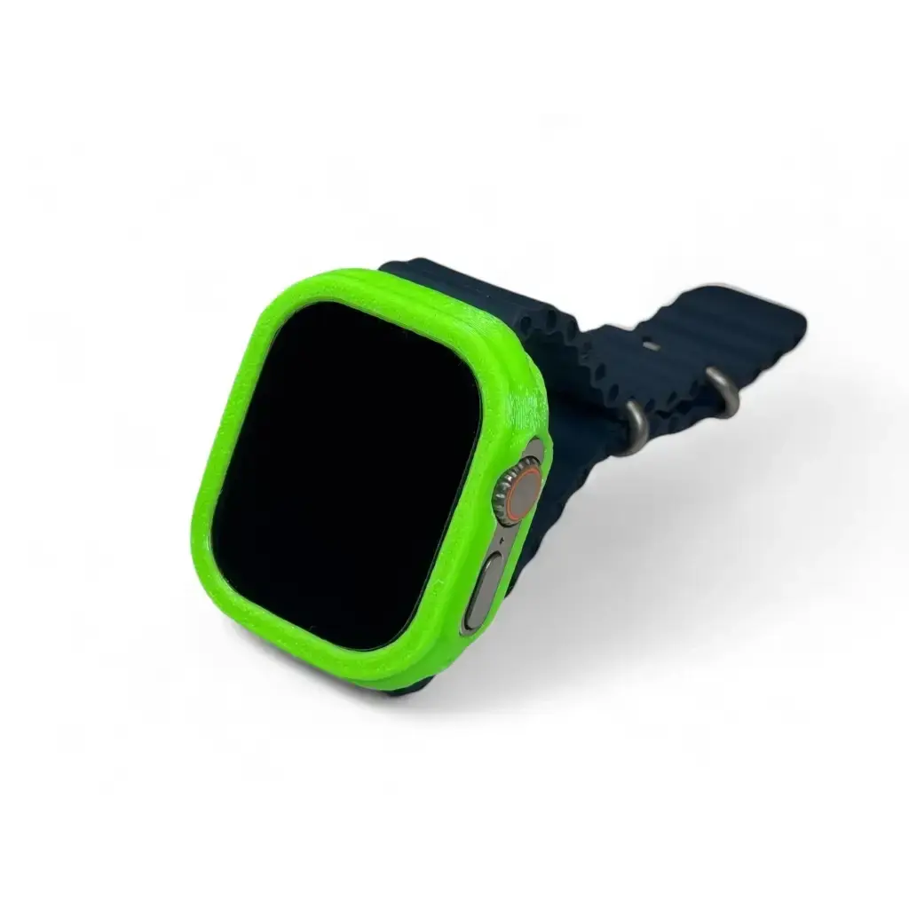 Hülle für Apple Watch Ultra - Neongrün - bewerbbar