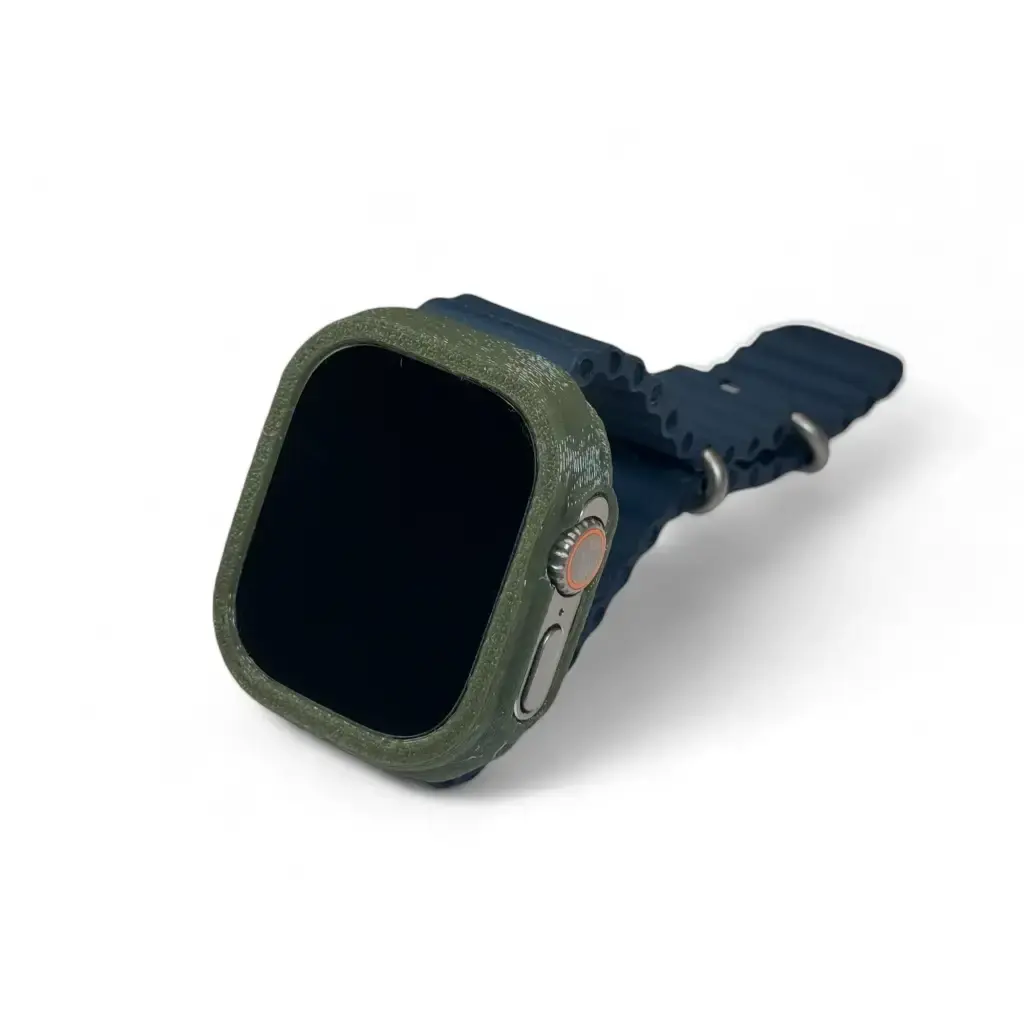 Hülle für Apple Watch Ultra - Oliv - bewerbbar