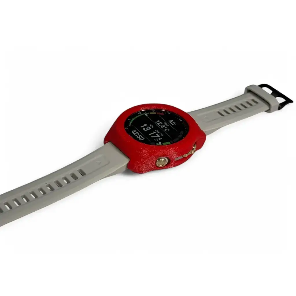 Hülle für Garmin MK3i 43mm - Rot - bewerbbar