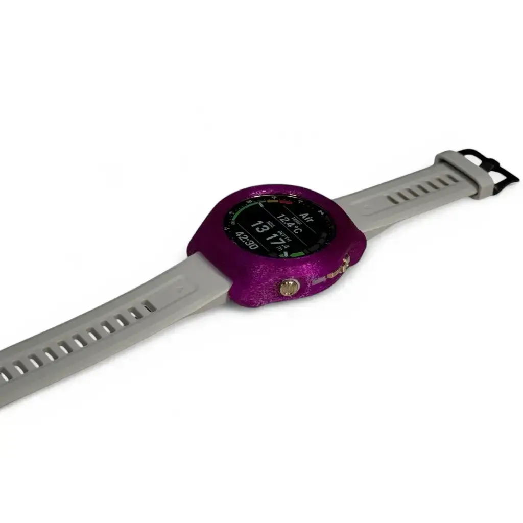 Hülle für Garmin MK3i 43mm - Lila transparent - bewerbbar