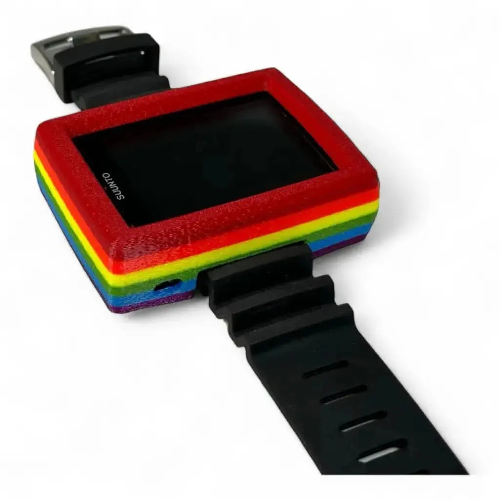 Hülle für Suunto Eon Core - Band - Regenbogen - bewerbbar