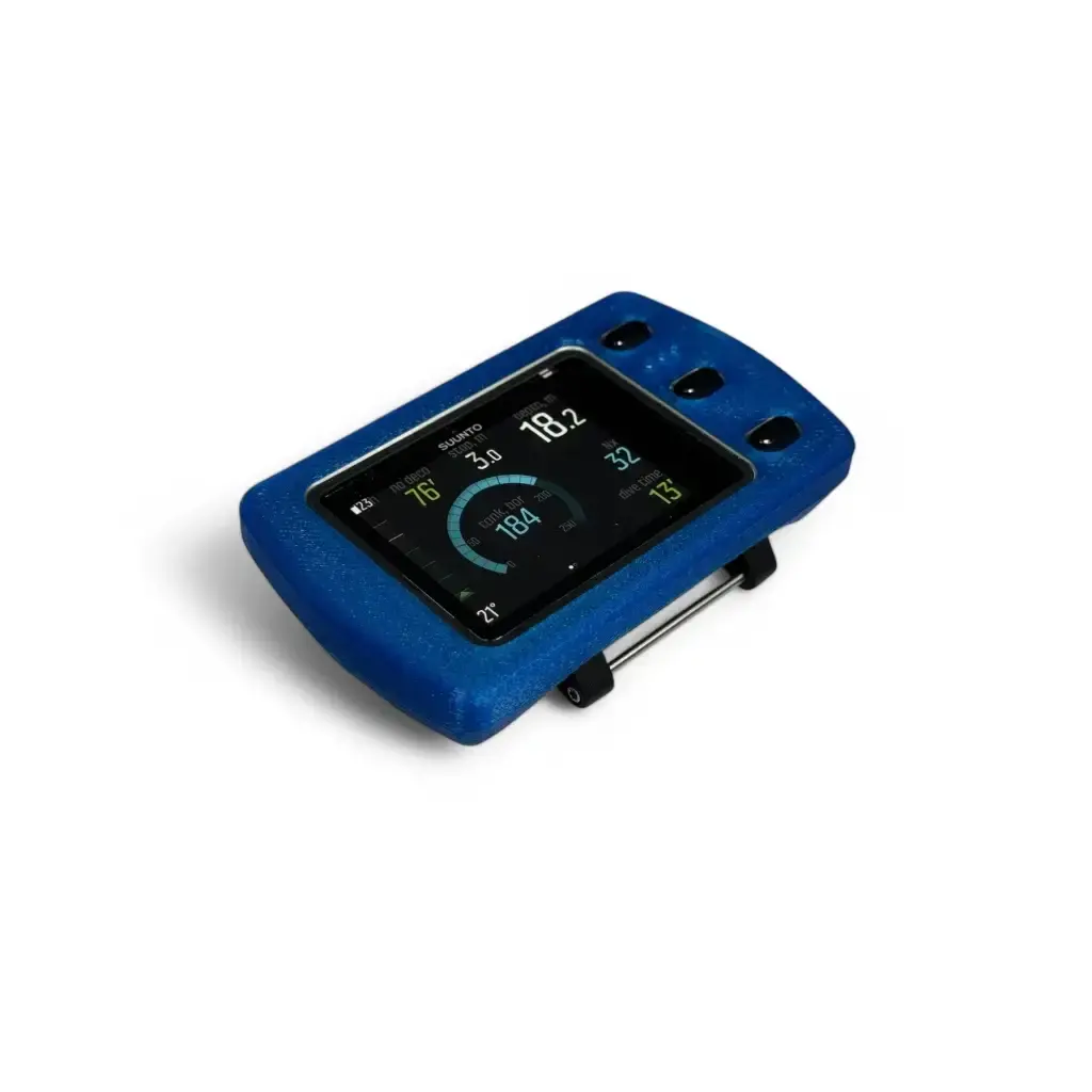 Hülle für Suunto Eon Steel - Blau transparent - bewerbbar