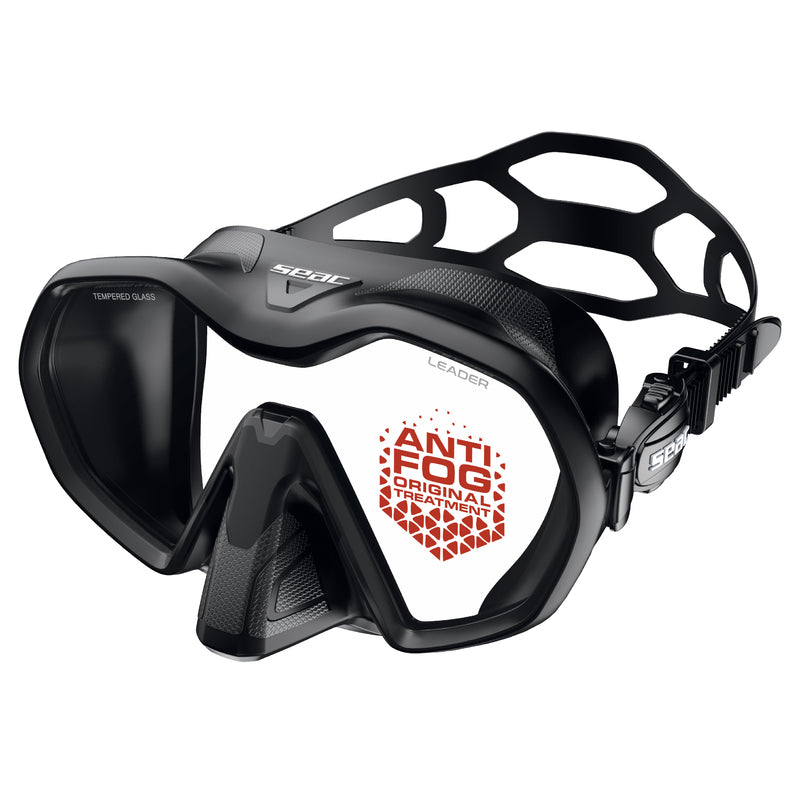 Seac Leader Antifog Tauchmaske Schwarz