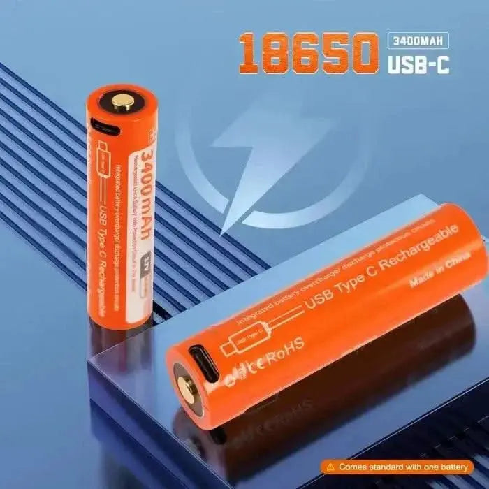 OrcaTorch - D530V Videolampe mit ersatzakku 1200 lm