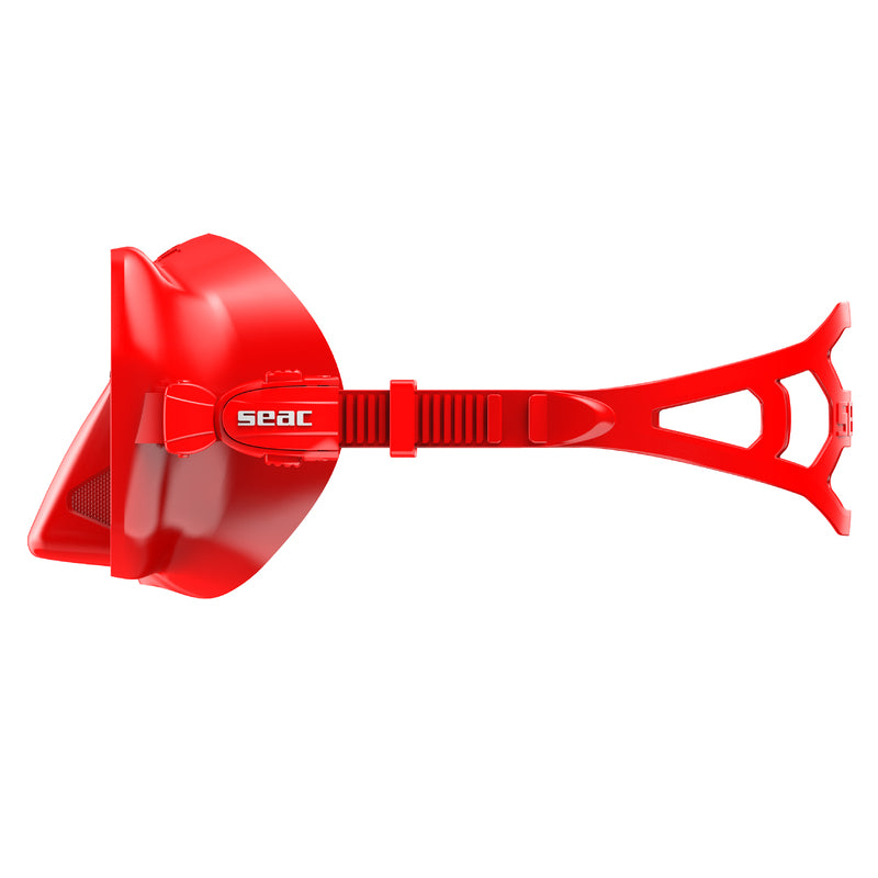 Seac Purezza Antifog Tauchmaske Rot – Seitenansicht