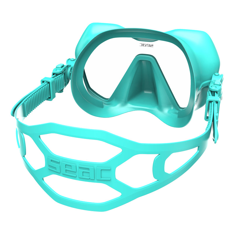 Seac Purezza Antifog Tauchmaske Tiffany – Rückansicht