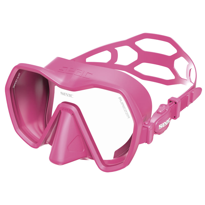 Seac Purezza Antifog Tauchmaske Rosa – Detailansicht