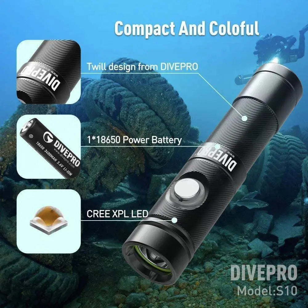Tauchlampe DIVEPRO S10 von Divepro - Jetzt kaufen