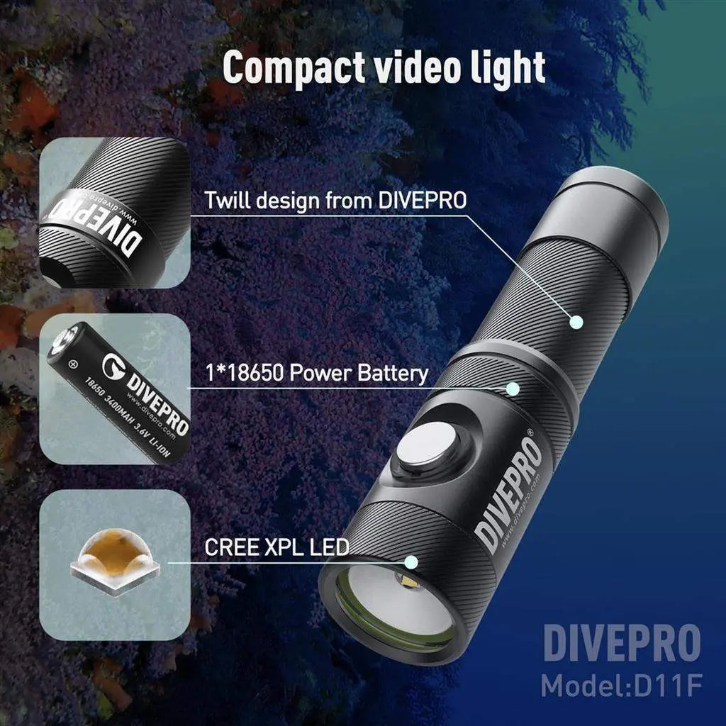 Videoleuchte DIVEPRO D11F von Divepro - Jetzt kaufen