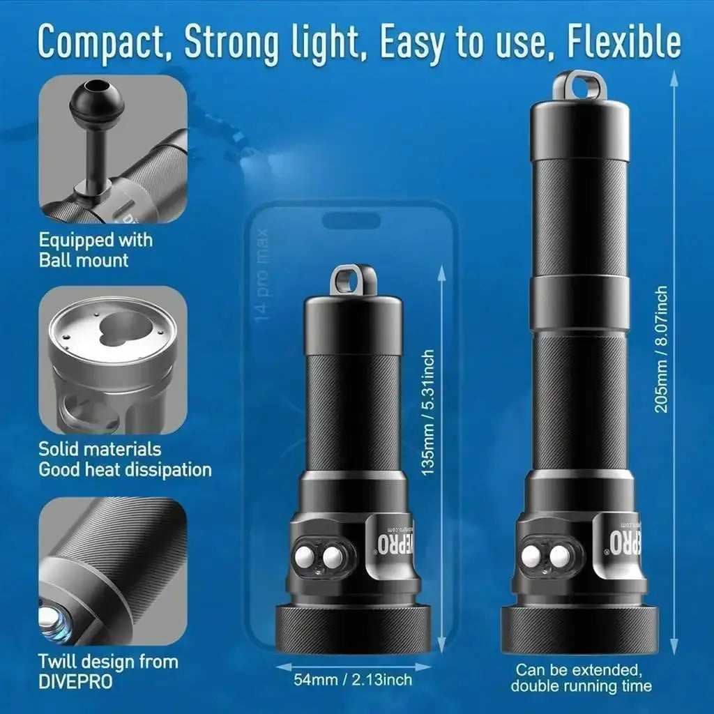 Videoleuchte DIVEPRO M27-V2 von Divepro - Jetzt kaufen