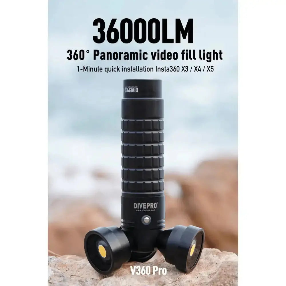 Videoleuchte V360 Pro von Divepro - Jetzt kaufen