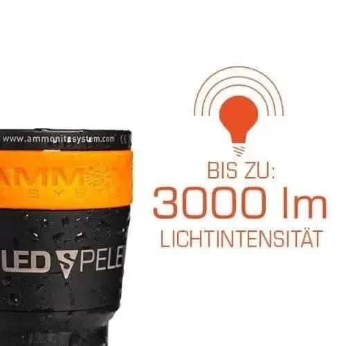 Ammonite LED Speleo Tanklampe + Akku Set - Tauchwerkstatt.eu