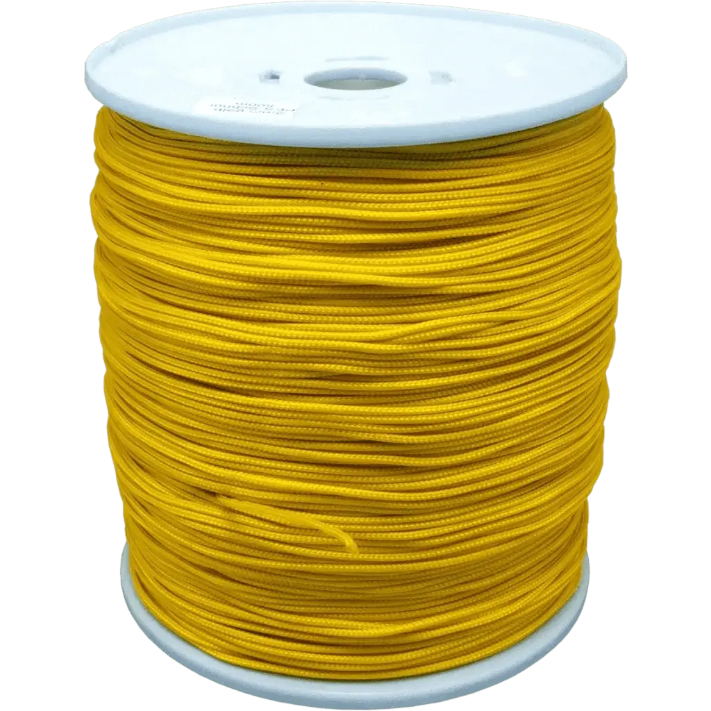 Caveline PES ca. 500 m Spool 2 mm braided YELLOW yellow 2mm