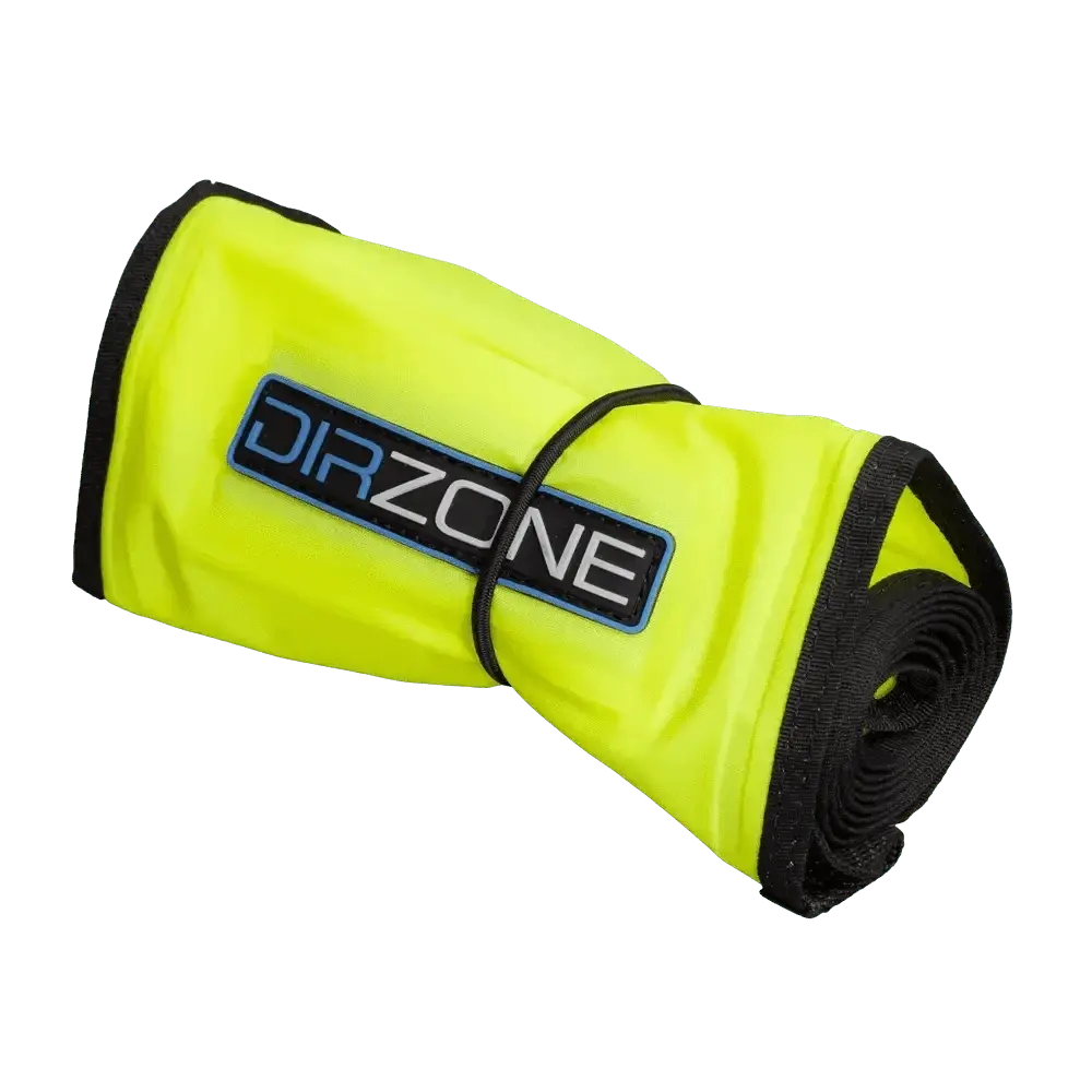 DIRZONE alert marker 122cm with duckbill small OPV YELLOW