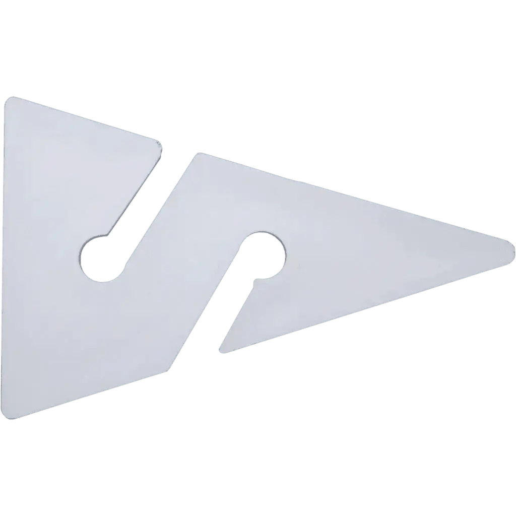 DIRZONE Cave Arrow white 65mm 10 Pcs. white 65mm