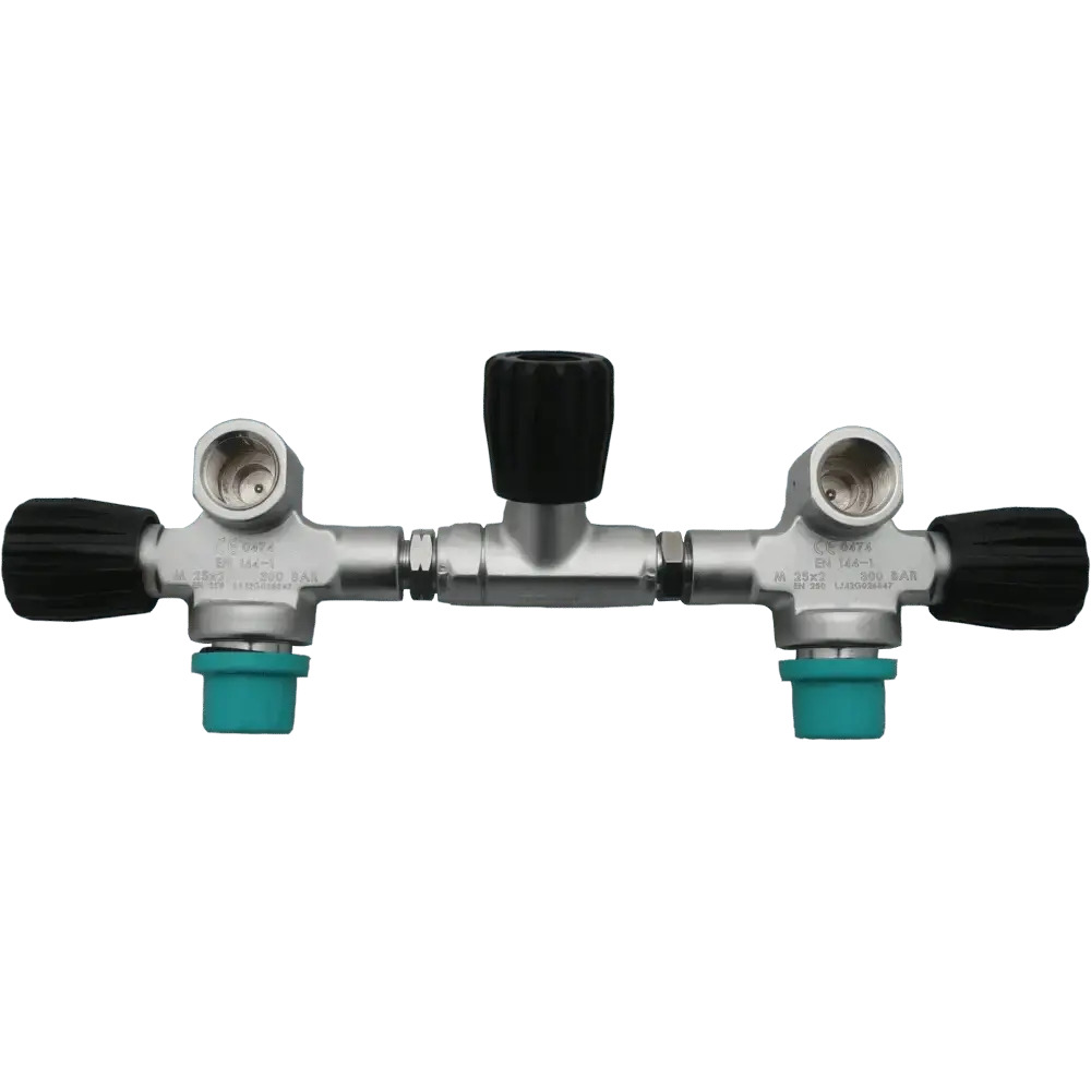 DIRZONE Manifold complete 171mm 300bar matt chrome M25x2