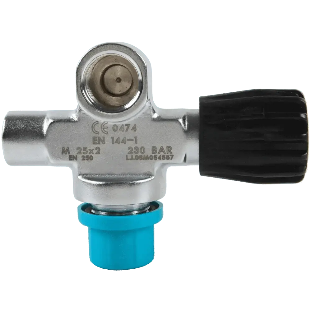 DIRZONE Valve 232bar left extendable matt chrome M25x2 G5/8