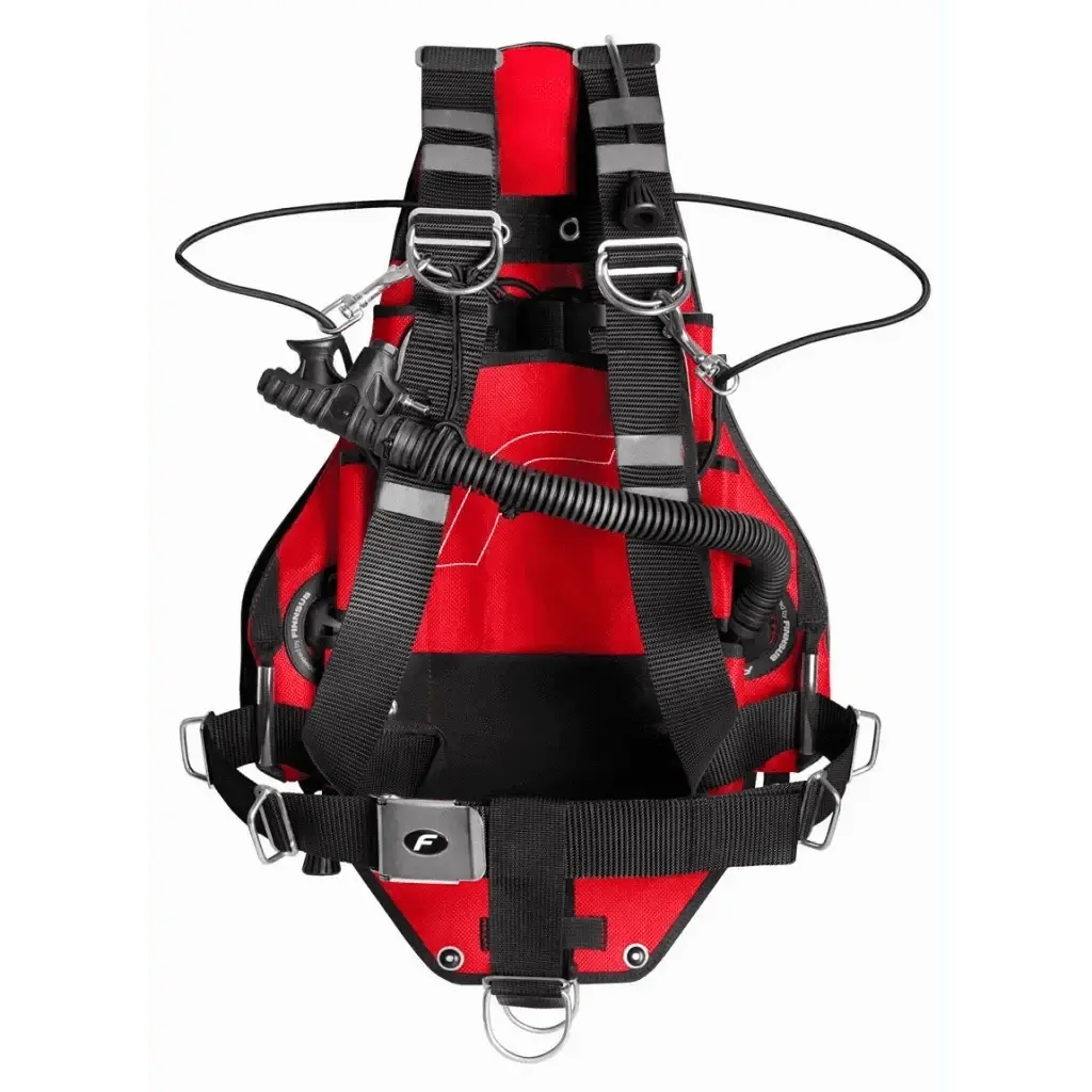 FinnSub Fly Side Complete Set - Sidemount Wing - Schwarz /