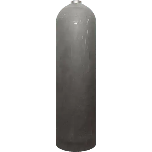 Luxfer Aluminium Tauchflasche 7L mit Ventil Links - Weiß