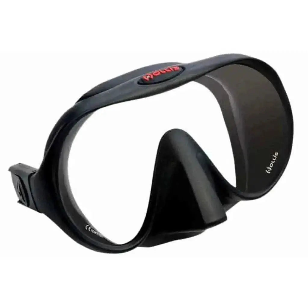 Diving mask with extra clear glass lens for distortion-free vision, MASK M-1.