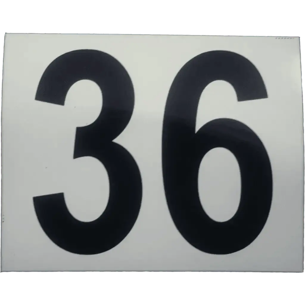 MOD Decal 36 white/black 10,5cm x 8cm