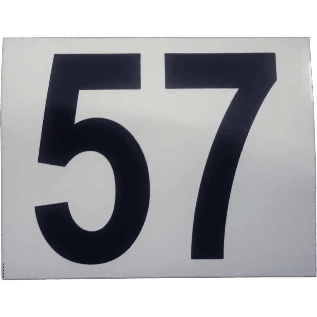MOD Decal 57 white/black 10,5cm x 8cm