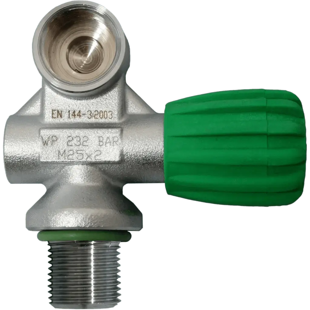 Mono Valve DIN144-3 232 Bar M26x2 left matt chrome M25x2