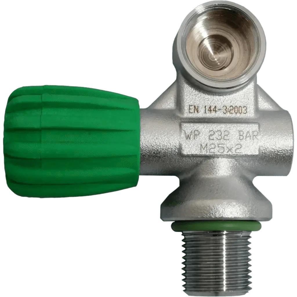 Mono Valve DIN144-3 232 Bar M26x2 matt chrome M25x2 M26x2